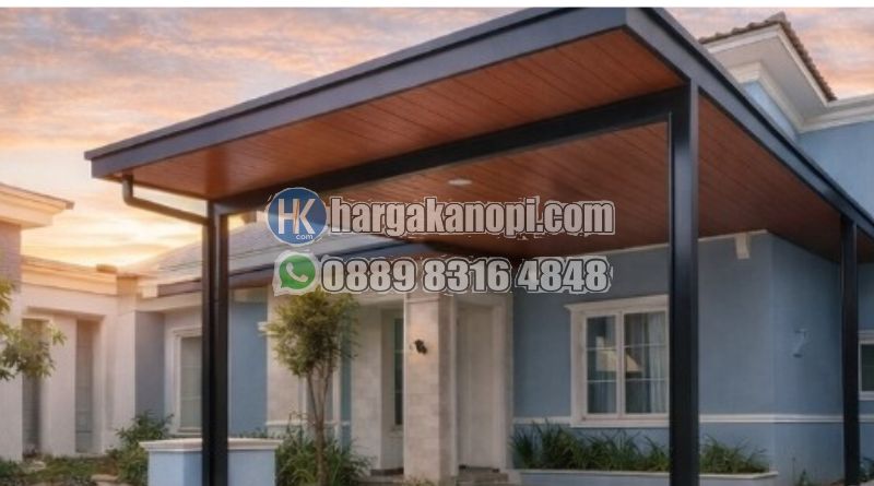 kanopi besi hollow plafon pvc jabodetabek